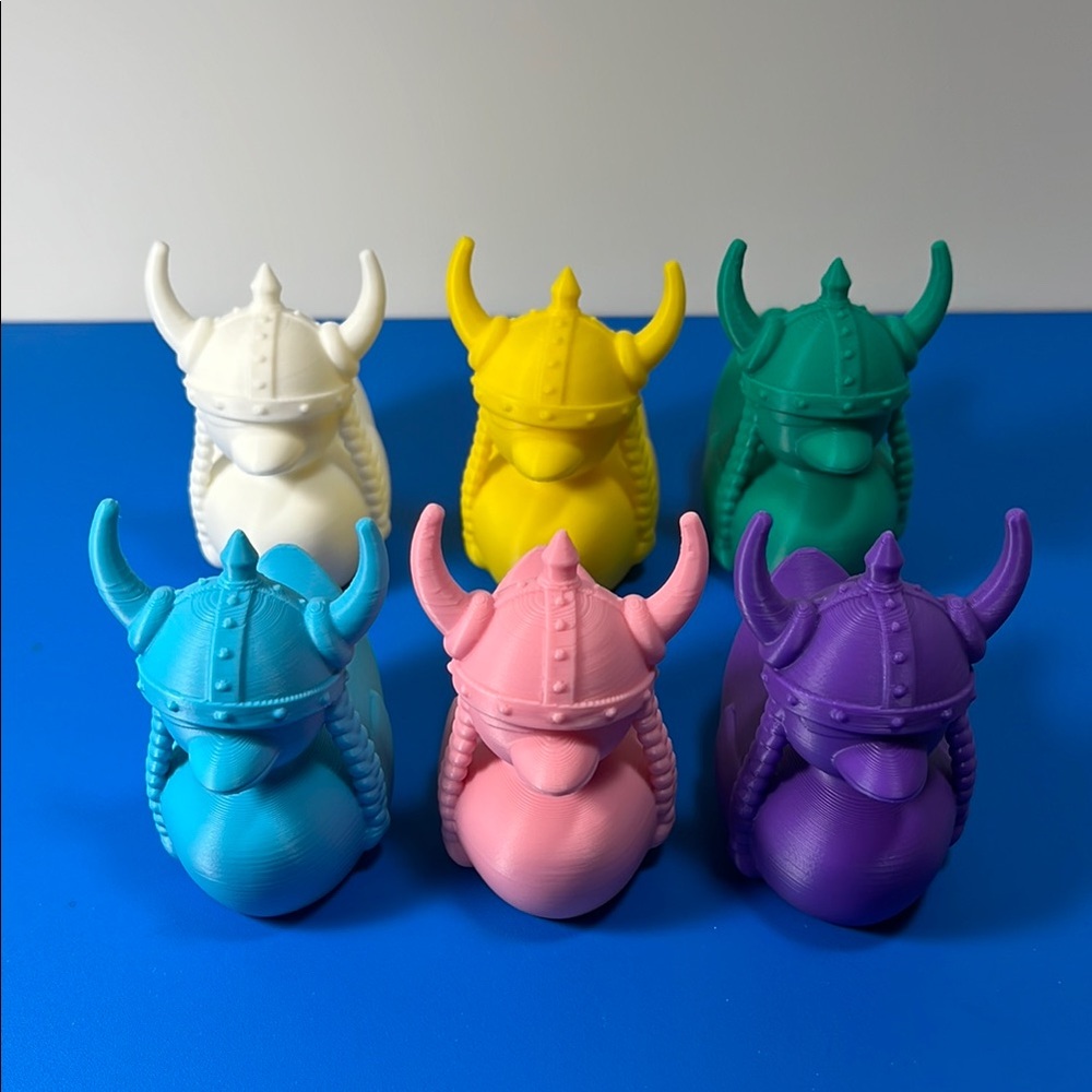 🦆3d Printed Viking Ducks-Set of 6🦆discount/bonus with bundle 2+